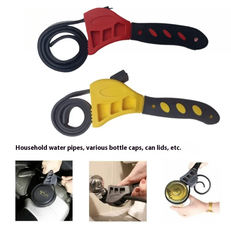 Pipe Wrench Adjustable - 6 İnç Ayarlanabilir Kauçuk Kayış Anahtarı