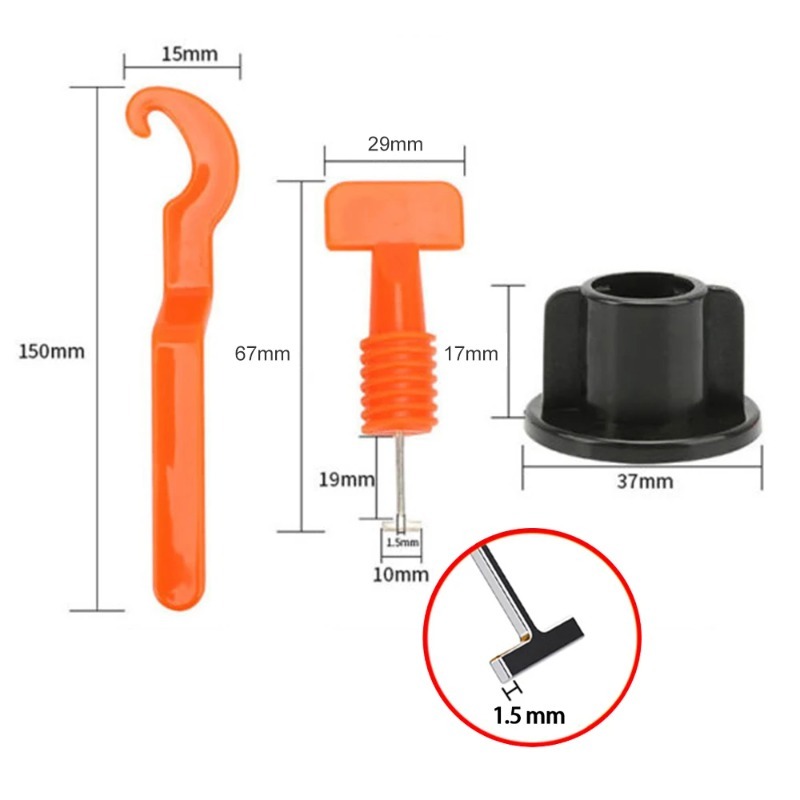 51 adet zemin karosu tesviye s - Tile Leveling Clip incelemesi ve fiyatı