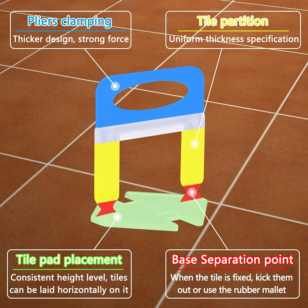 100 adet Set Fayans Tesviye Si - Tile Leveling Clip incelemesi ve fiyatı