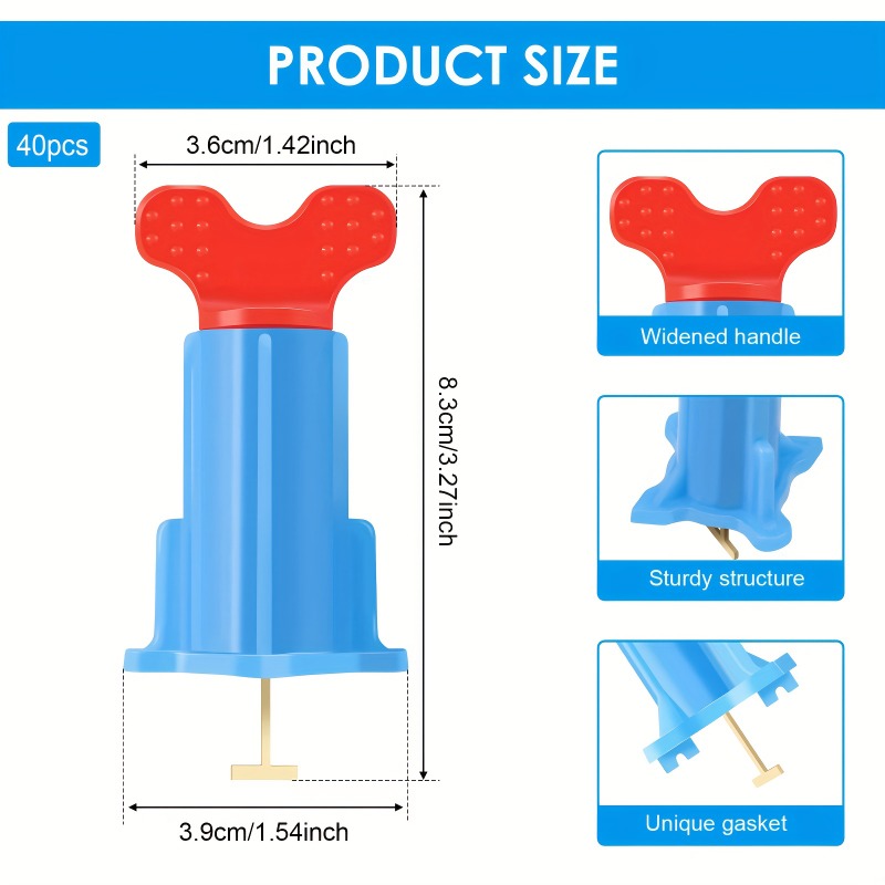 40 Adet Yeni Tasarım Karo Tesv - Tile Leveling Clip incelemesi ve fiyatı